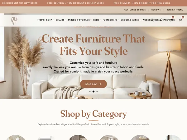 Innovative Homes website built by Web Crafters IT Solutions